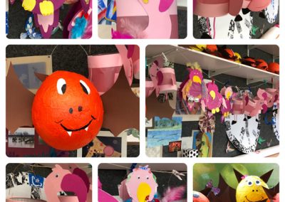 Laternen unserer 5 Klässlerinnen