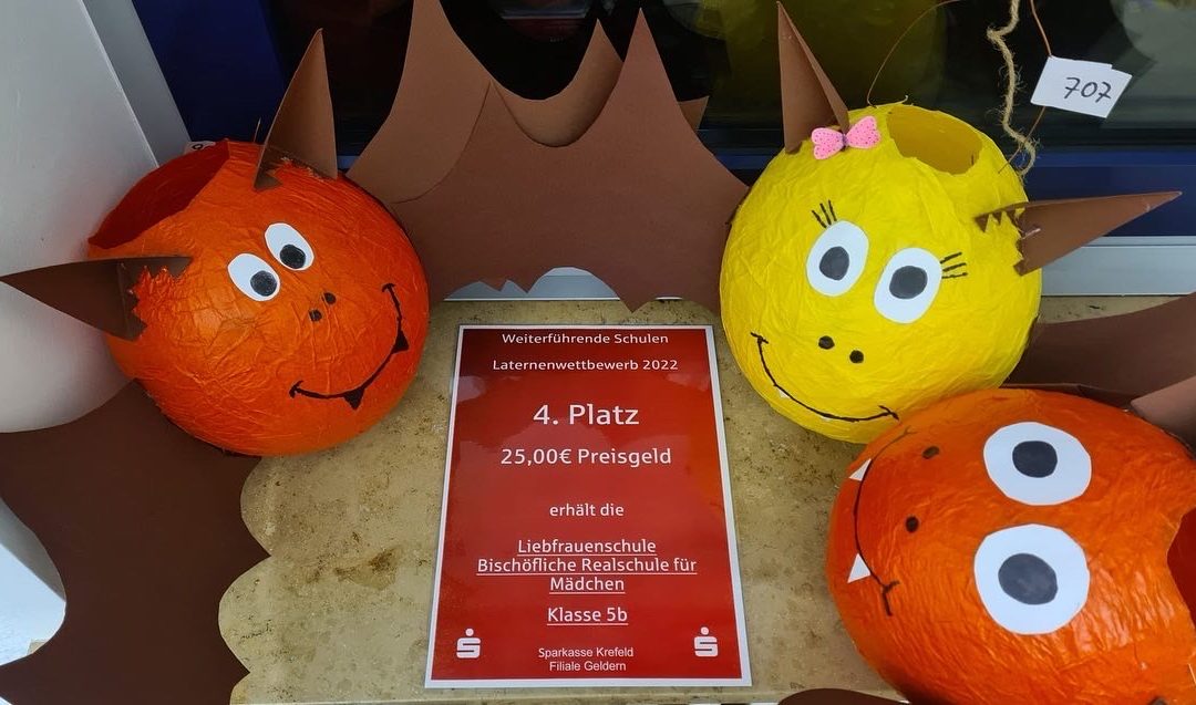 Gewinn beim Laternenwettbewerb