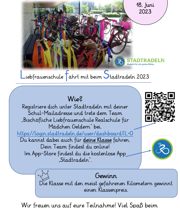 Stadtradeln Geldern – Wir sind dabei!!