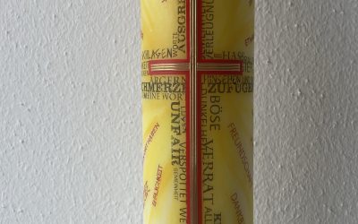 Die Osterkerze 2024 ist fertig